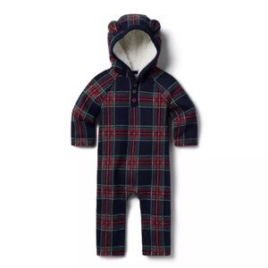 Janie and Jack Christmas Bear Baby Onesie